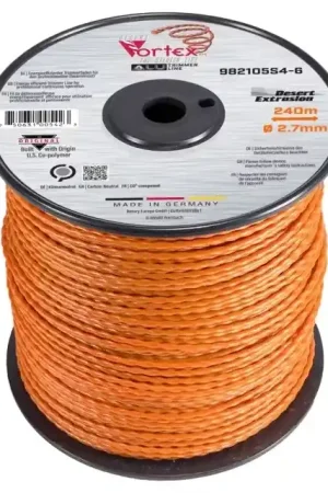 Fil de debroussailleuse ø 2,7 mm 240m alu vortex Commande En Gros