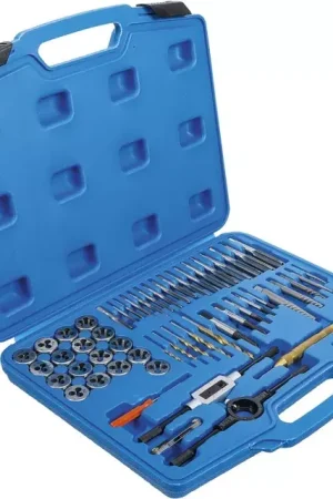 Tarauds filieres 1/4" - 1/2" coffret de 56 pièces Bgs Technic Petit Prix