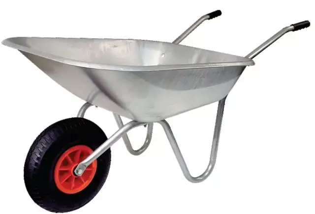 Brouette galvanisé 85 litres roue 400 mm non montée Dernière Chance