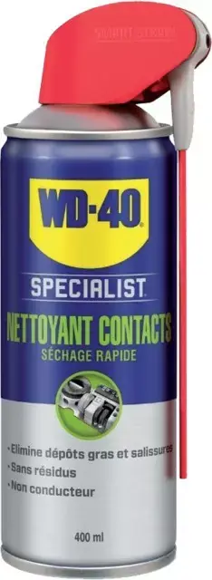 Achat Immédiat Nettoyant contact 400ml système professionnel