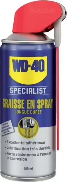 Populaire Graisse en spray longue durée wd40