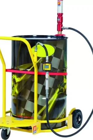 Pompe à huile pneumatique + chariot pour fût 220l Prix Choc