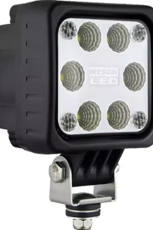 Phare de travail 6 led carre 2500lm 12/24v Usine Directe