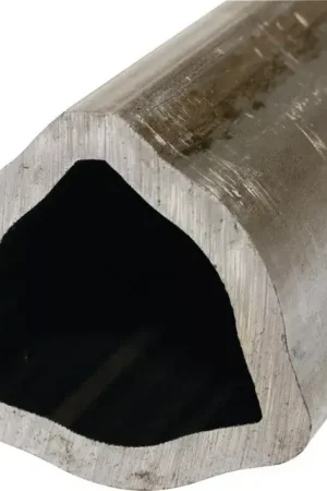 Tube mâle 1 mètre triangle Bondioli 36x4,5 mm Populaire