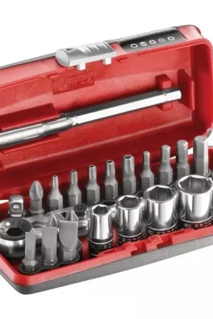 Solde Douilles et accessoires 1/4" coffret pico de 23 pièces Facom
