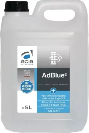 Adblue solution uree a 32,5% bidon de 5l avec bec verseur acia Commander Maintenant
