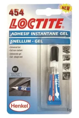 Bon Plan Colle instantanee gel 454 tube 5 gr loctite