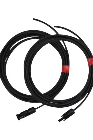 Jeu de 2 cables mc4 (1m+1f) de 10 mètres pour connecter le panneau solaire au régulateur marlec Satisfait Ou Remboursé