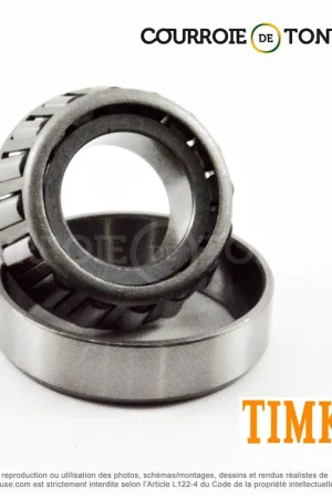 Bon Marché Roulement à rouleaux conique TIMKEN 26878/26824 - 39,69x80x23,81 26878/26824-TIMKEN