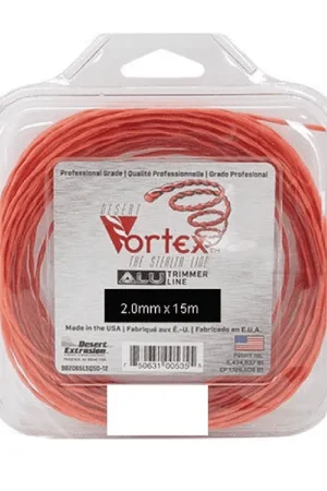 Dernière Chance FIL NYLON TORSADE VORTEX ALU - 2.0 x 15M - ORANGE - DONUT