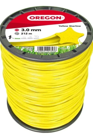 FIL NYLON ETOILE JAUNE - 3.0 mm x 212 m - BOBINE (EX 99532E - 99227E) - OREGON (69-461-Y) Pas Cher