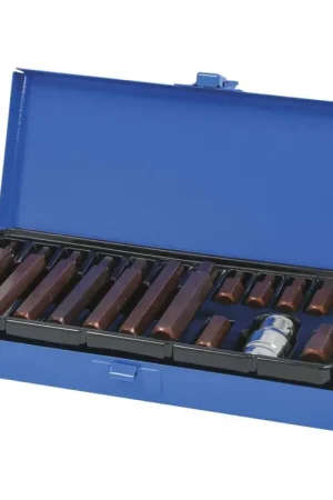 Embout hex 4 à 12mm douille 1/2 porte embout coffret 15pc Vente Directe