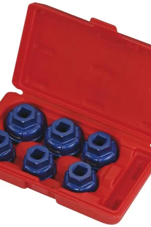 6 cloches filtres à huile alu 24-27-30-32,5-36-38mm carré 1/2" Prix Promo