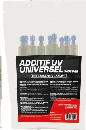 Additif UV 12 seringues 7,5ml compresseurs mécaniques Seulement Aujourd'hui