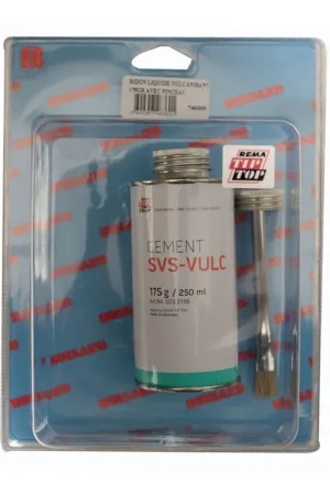 Bidon de liquide vulcanisant 175g avec pinceau Tip Top Offre Exclusive