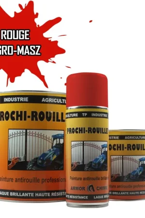 Expédition Rapide Peinture rouge AGRO-MASZ antirouille professionnelle