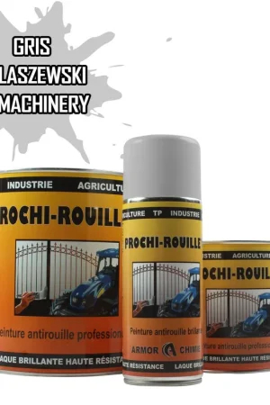 Prix Promo Peinture gris FK MACHINERY antirouille professionnelle