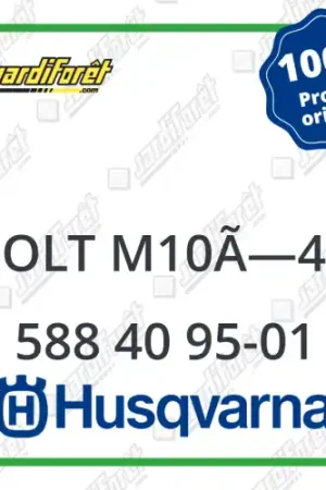 Achat Immédiat Bolt m10Ã—40 Husqvarna - 588 40 95-01