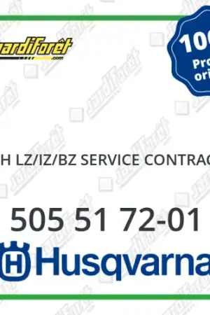 Zth lz/iz/bz service contract Husqvarna - 505 51 72-01 Paiement Sécurisé