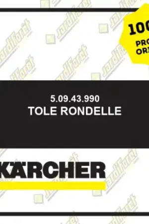 Tole rondelle Karcher 50943990 Bon Plan