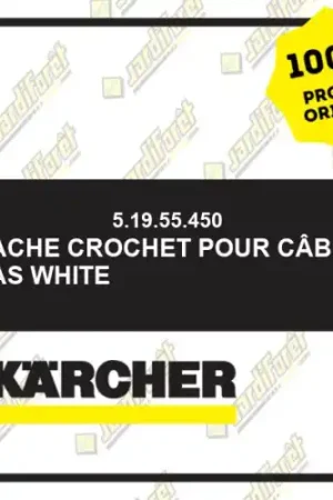 Achat Immédiat Cache crochet pour câble bas white Karcher 51955450