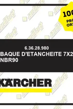 Achat Immédiat Baque d‘etancheite 7X2 NBR90 Karcher 63628980